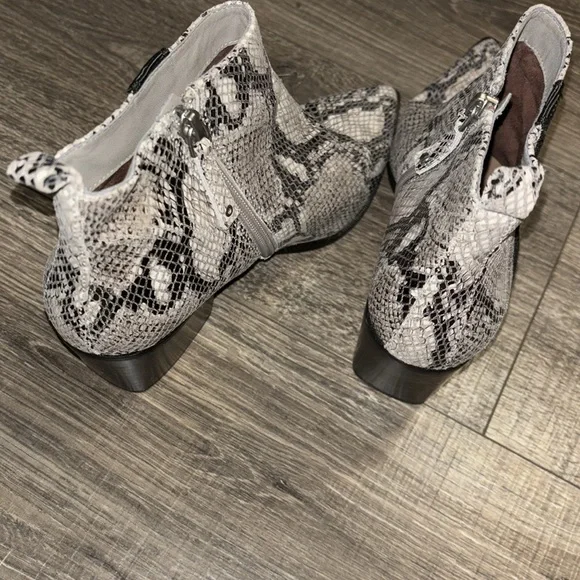 Snakeskin Ankle Boots - Picture 5 of 9
